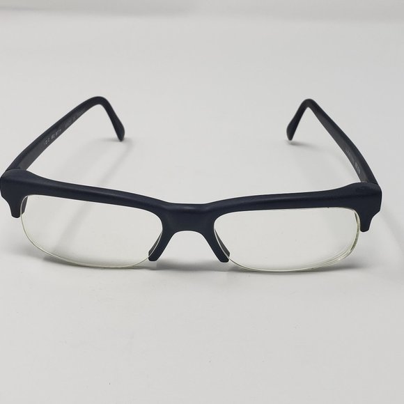 IDC Linettes 802 Black Half Rim Eyeglass Frames - Picture 2 of 10